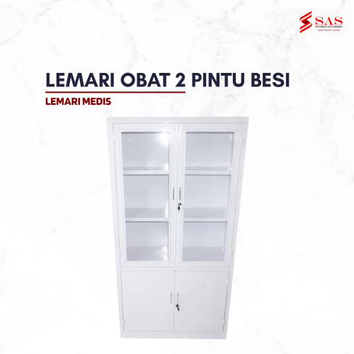 Lemari Obat 2 Pintu Besi