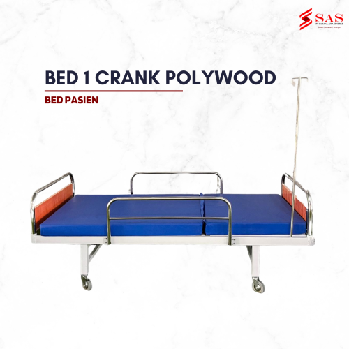 Bed Pasien 1 Crank Polywood